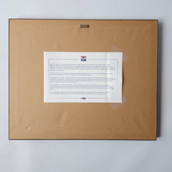 BEAUTIFUL Framed QUAKER PEPSICO Factory Peterborough George Elliott 673/1500 - Picture 3 of 6